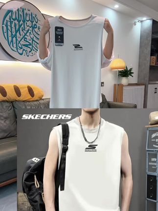 斯凯奇篮球速干背心#运动背心#斯凯奇