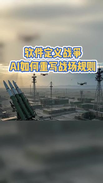 软件定义战争:AI如何重写战场规则 #科技 #美以 #上热搜 #热点 #科普
