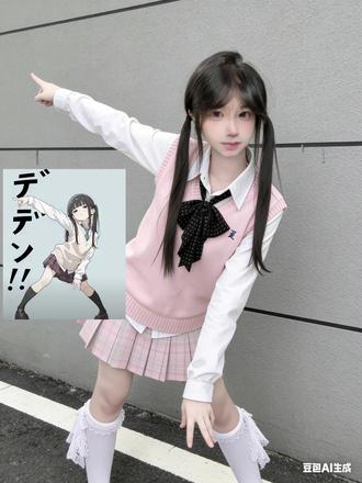 官方的回答了他的废话~#萌妹 #jk #豆包ai #星野新一 星野新一姿势模仿指令教程#jk穿搭