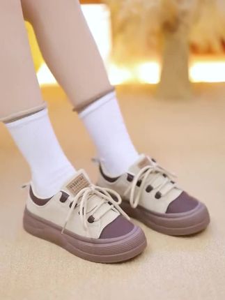 女鞋运动鞋韩版潮新款厚底百搭增高休闲板鞋学生校园ins款女款#百搭女鞋 #新款女鞋 #女鞋推荐 #好鞋推荐 #时尚美鞋