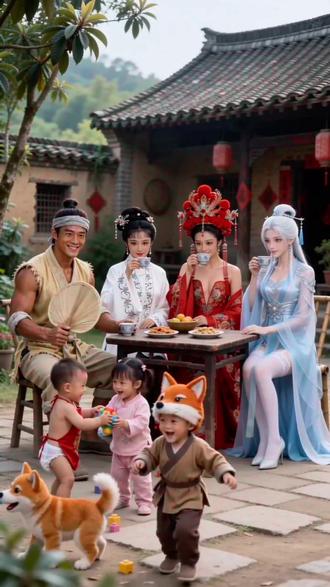 雪山哥来者不拒,过上了幸福的生活#雪山 #雪山飞狐 #邵氏电影 #酱板鸭