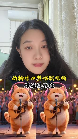 宠物对口型唱歌视频制作教程#Ai视频#Ai绘图#Ai教程#宠物唱歌