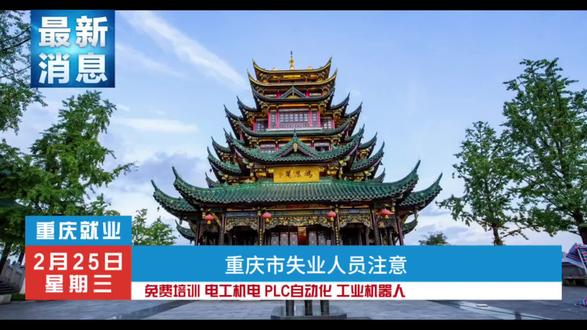 重庆待业人员注意,电工,plc,工业机器人等课程,考核达标颁发国家职业资质,官网可验证,更有就业推荐 #政府补贴#职业技能#重庆失业#重庆就业