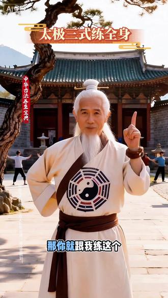 太极三式练全身:胳膊如果没有劲,你就练穿指劲;大腿没有劲,你就练马步蹲;腰不好,你就练燕子抄水。#养生八段锦 #太极 #居家锻炼 #道家养生