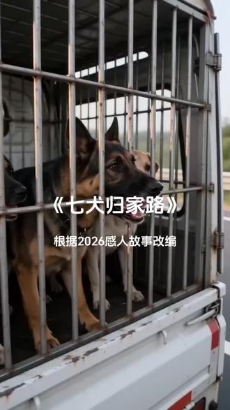 七只狗狗被狗贩子偷了,在运输途中的高速公路上,为首的德牧为了活命,也为了其余同伴,它呅断了铁笼,然后把同伴一只一只的救了出来,趁狗贩子在服务区上厕所的空当,它们从车上跳了下来,然后一路寻找回家的路…… #德牧 #七犬归家路#养宠物哪有不疯的 #狗狗的灵性超乎人类的想象