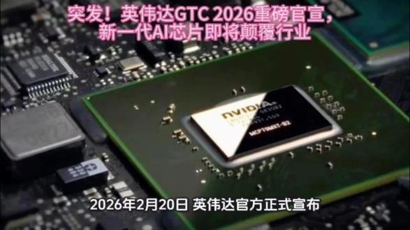 突发!英伟达GTC 2026重磅官宣,新一代AI芯片即将颠覆行业