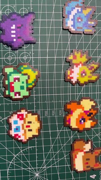 #拼豆 #拼豆图纸 潮玩社百日拼豆四十三天 宝可梦可爱小只#宝可梦 #手工diy #原创