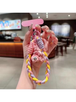 #种草好物 撞色编织绳短款手机挂绳适用手机壳防摔可手提手腕绳新款小清新 #手机挂饰绳 #编织绳 #手腕绳 #好物分享