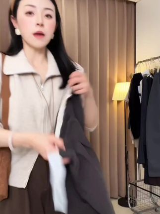 【纯棉 -做过洗水-后期不缩水】气质阔腿裤女2025秋纯棉高腰直筒裤