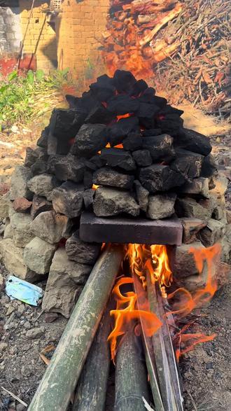 2026年窑鸡项目圆满成功#窑鸡 #窑鸡制作全过程 #体验农村生活#广西窑鸡