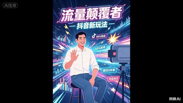 抖音推流新机制 视频由AI生成#抖音推流 #抖音推流新机制