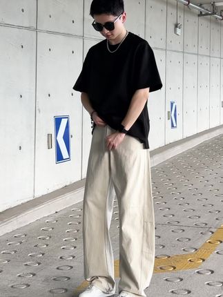 秋季男生必备弯刀直筒裤 显瘦百搭不挑人穿!#早秋穿搭 #男生穿搭 #显瘦穿搭