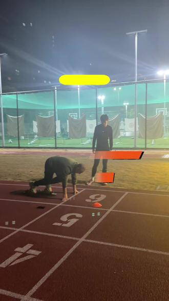 起跑技术要点讲解#短跑起跑训练 #短跑 #田径训练 #日常训练 #嘉兴短跑教练黄伟