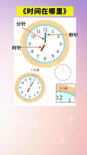 二下新增知识点,时间在哪里 #小学数学 #认识时钟 #教改 #家长收藏