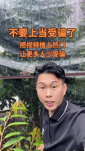 不要再上当受骗了 北方是种不了榴莲的#假榴莲树苗 #苇哥榴莲 #阿苇种植 #榴莲#上当受骗