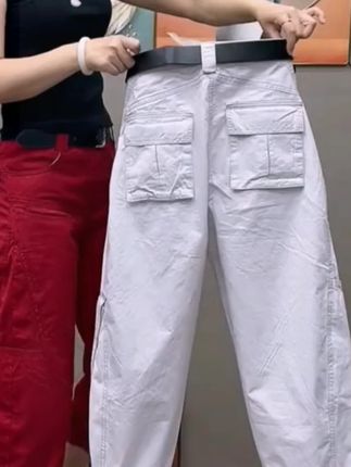 #百搭工装裤新款显瘦#洋气减龄谁穿