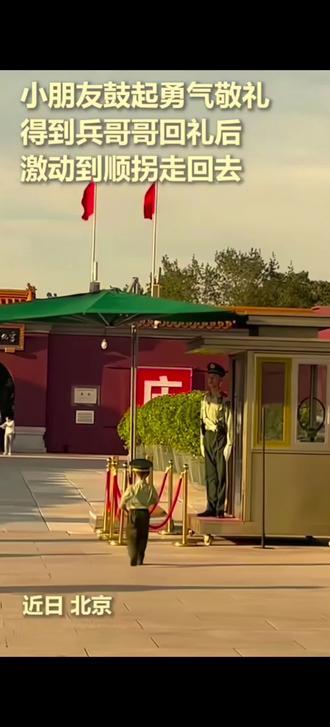 野佛不能乱拜哦#敬礼 #大学生军训 #小学生