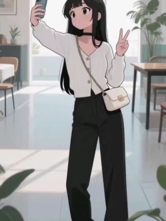 #牛仔裤套装#早秋新款#高级感穿搭