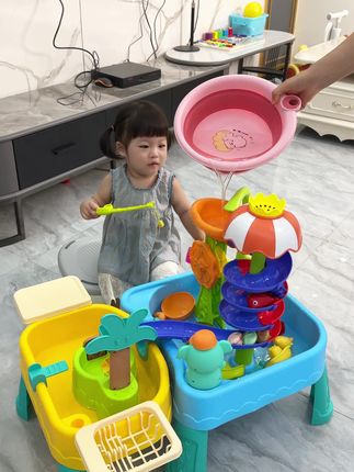 没有哪个宝宝能拒绝这个戏水桌玩具#戏水玩具 #宝宝玩具 #益智玩具 #宝宝玩水 #宝宝玩水玩具
