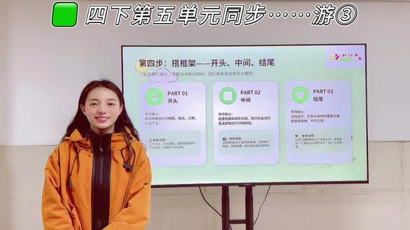 四年级下册第五单元游记作文 📝视频③【共三集】其实写游记特别简单,看杜鹃老师如何化难为易 🕵✍😊#四年级下册作文 #游记作文#信阳作文#信阳知行乐