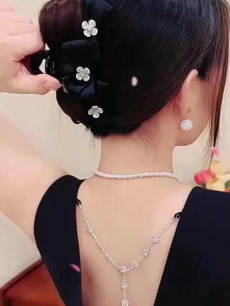 #抓夹教程 #头饰发饰美出高级感 #新款分享 #轻奢穿搭