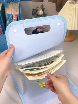 【老师推荐】试卷袋风琴包文件夹学生夹带试卷便携手提收纳袋大容量#学生用品 #文具安利 #开学必备 #收纳袋 #收纳神器