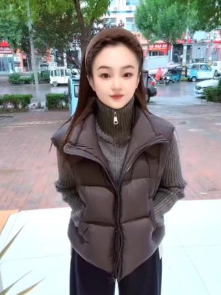 2025秋季新款时尚气质宽松慵懒风百搭马甲上衣裤子三件套#穿搭 #时尚穿搭 #显瘦显高显腿长 #马甲 #谁穿谁好看