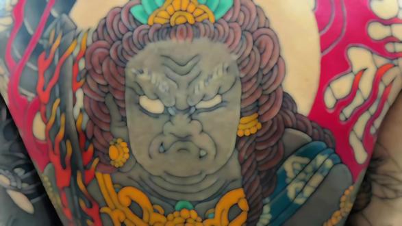 你们的满背安排上了吗#tattoo #老传统满背纹身 #纹身手稿 @抖音热点