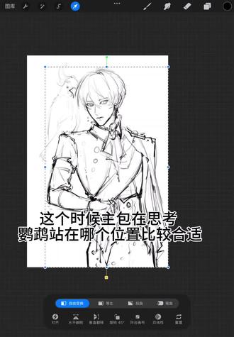 我们讲究一个鸟权🤓👆🏻#绘画 #OC #鹦鹉鹦鹉萌萌哒逗鹦鹉 #画画画 #鹦鹉叫声