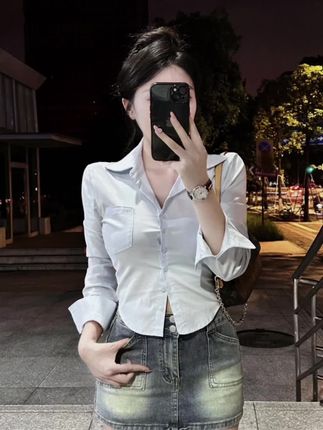 #今日穿搭 #衬衫的多种穿法 #衬衫穿搭
