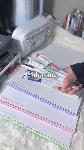国誉GY TOON云白系列拆箱测评来啦 #文具分享 #笔记灵感#国誉