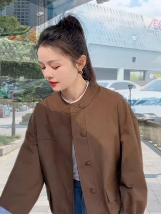 #休闲外套#面料柔软舒适#谁穿谁好看#穿出你的chic风#秋款穿搭