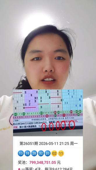 2026.5月11号大乐透开奖结果#大数据 #大乐透开奖号码 #大乐透预测