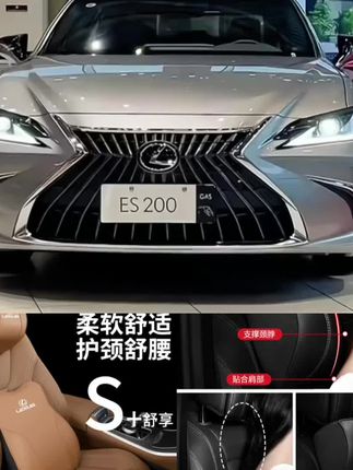 雷克萨斯头枕腰靠ES200/ES300h/RX350h/NX/LS汽车护颈枕靠垫腰托#头枕腰靠 #雷克萨斯 #有车必备 #车载好物 #汽车用品