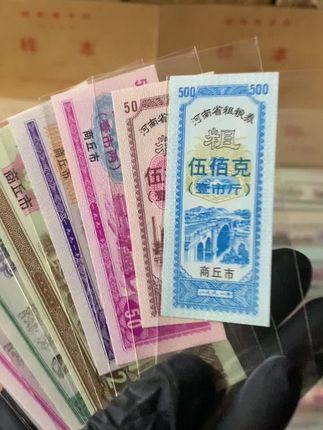 原版保真,1991年河南省商丘市粮票,粗细粮油,全套八枚,点击左下角链接购买,支持验货,#全国粮票#河南省粮票#商丘市粮票