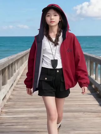 #春秋穿搭 #外套穿搭 #女童外套 #冲锋衣外套 #女童穿搭 @抖加🔥上热门🔥dou+🔥热点宝