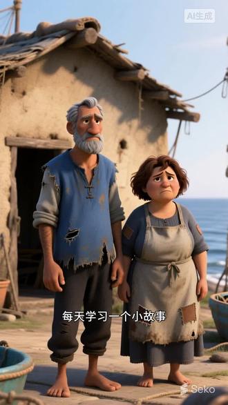 童话奇遇记|第九关 《渔夫和他的妻子的贪婪之海》#勇闯童话镇#格林童话#3-6岁#亲子共读#AI
