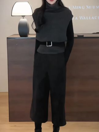 #小个子秋冬穿搭 #通勤搭配 #简约大气 #百搭裤子 #轻熟穿搭