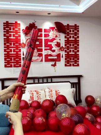#气球布置 #婚房布置 #节日立式气球