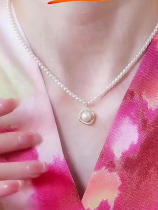 #珍珠项链 #镶钻项链 #百搭项链
