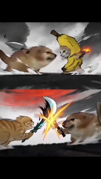 刀盾狗vs比比拉特效教程 #什么是刀盾狗 #即梦AI #AI分身戏精大赛 #我的AI分身杀疯了#Seedance2.0 我的刀盾