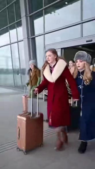 #俄罗斯 美女来鲁山县了