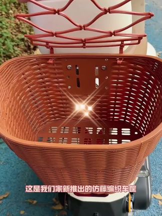 #上热门. 电动车后车筐,大容量能承重,防掉设计超实用,买菜载物超省心。