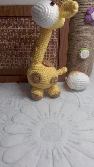 #钩针编织教程分享 #创作者中心 #创作灵感 长颈鹿(身体)钩织教程