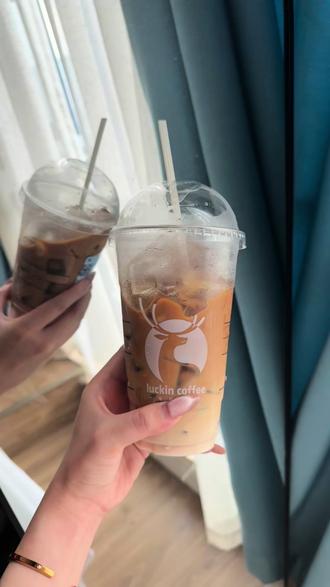 小黄油美式☕️ 无米饭的一天!#美食 #减肥 #vlog日常 #分享 #瑞幸咖啡