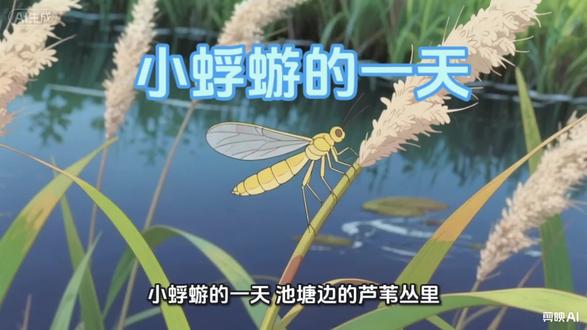 第一次AI 制作小动画,小蜉蝣的一天,生命只有一天都能活的精彩,生为人的我们,还有什么好理由行尸走肉,我们每个人都精彩起来吧,过属于你自己的绚烂人生。