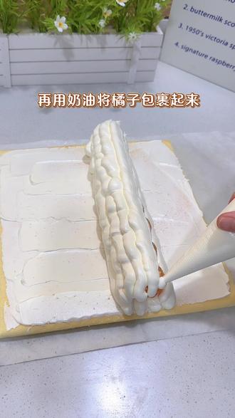 大吉(桔)大利🍊手绘蛋糕卷❗新年蛋糕超简单~#蛋糕 #甜品 #手绘蛋糕 #烘焙 #仙妮贝儿