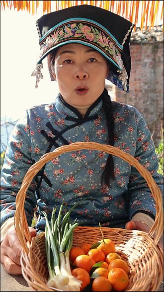 橘皮加大葱,喝完不惧寒#农村生活记录 #农村生活日常