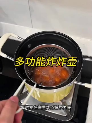 多功能炸壶#多功能炸壶 #炸壶 #炸壶家用 #炸炸壶自带过滤网 #炸炸壶推荐