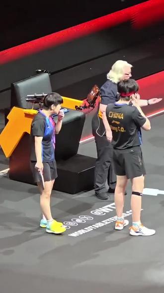 头头“做不了主,问莎莎”😂#小豆包孙颖莎王楚钦